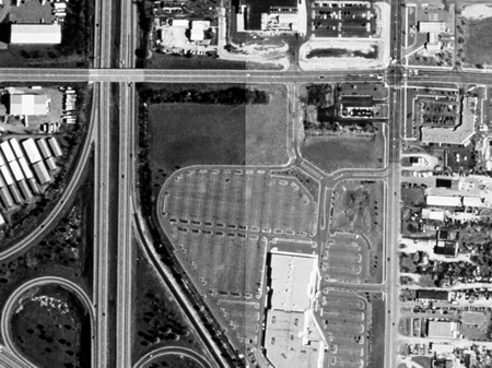 University Drive-In Theatre - Aerial Photo - Photo From Terraserver (newer photo)